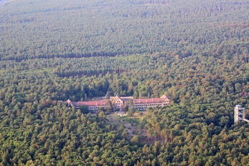 Rundflug über Beelitz Heilstätten / alte Lungen Kliniken