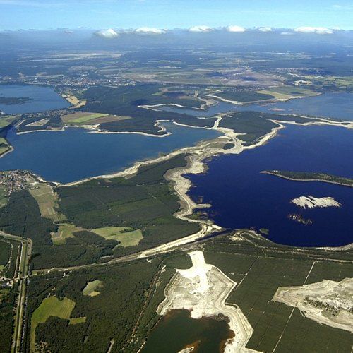 Gästeflug ab Riesa über das Lausitzer Seenland