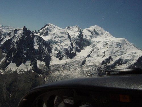 Matterhorn und Mont Blanc