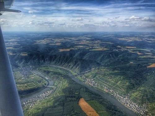 Eifelrundflug: Laacher See, Nürburgring & Radioteleskop