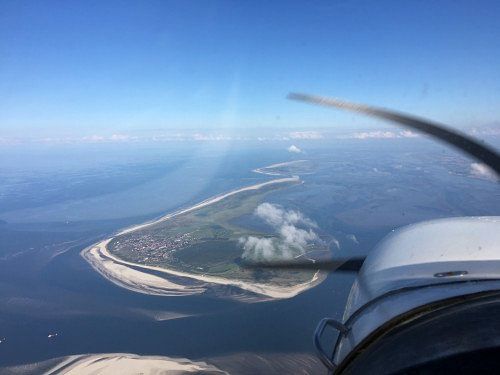Rundflug über die Ostfriesischen Inseln