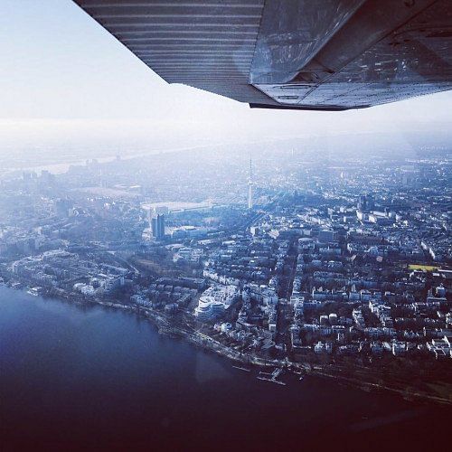 Hamburg und Umgebung aus der Luft
