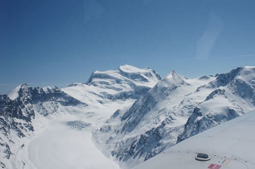 Matterhorn und Mont Blanc