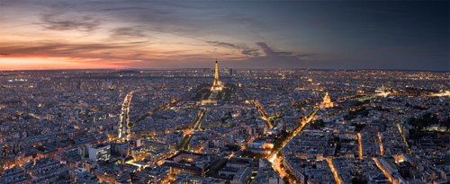 Circuit parisien en hélicoptère (Robinson R44)