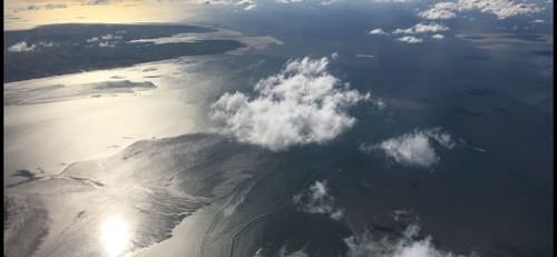Rundflug über die Ostfriesischen Inseln