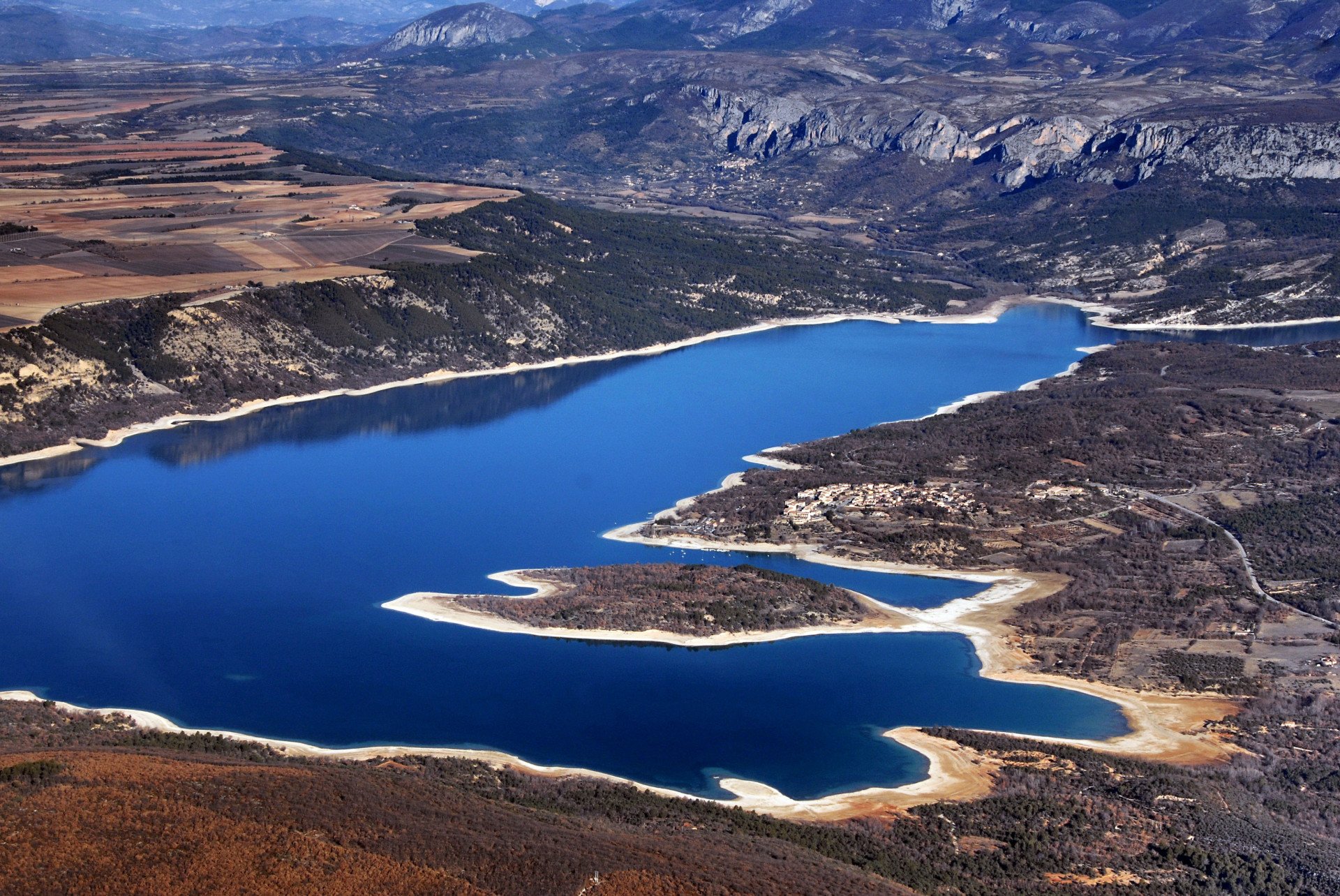 Balade aérienne Lac de Sainte croix Vinon sur Verdon Wingly