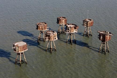 Flight to the Red Sands, British army sea fort