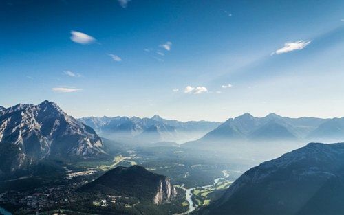 Alpenflug: Chiemsee, Wilder Kaiser, Grossglocknergruppe.