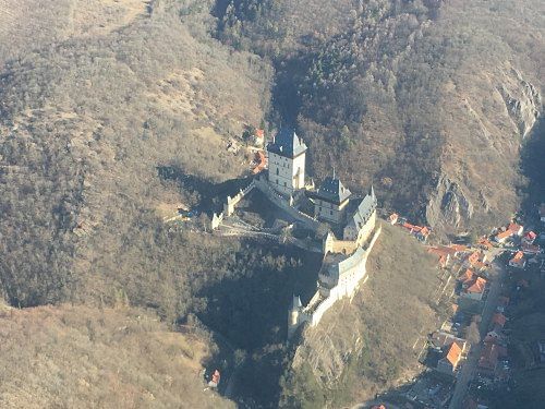 Sight seeing flight around Prague