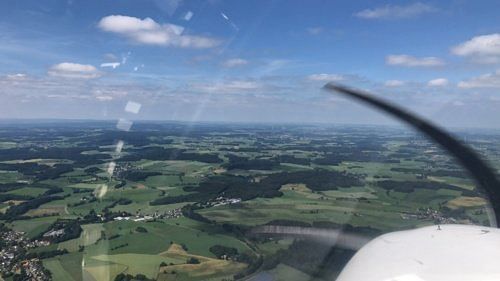 Geschäftsflug nach Freiburg (Schwarzwald)