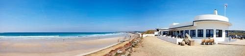 Spend a day and have lunch on the beach on Jersey