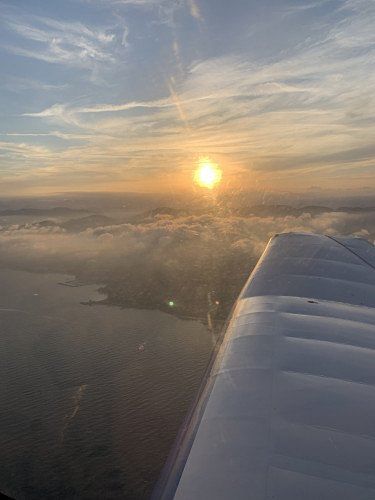 Coucher de soleil à Cannes 🛩☀️😎😍