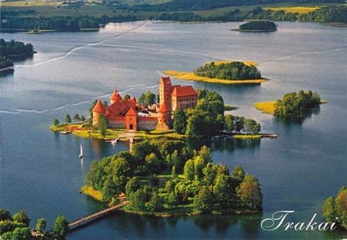 Trakai castle sightseeing flight!