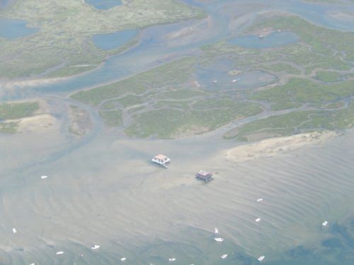 Le Bassin d'Arcachon vu du ciel